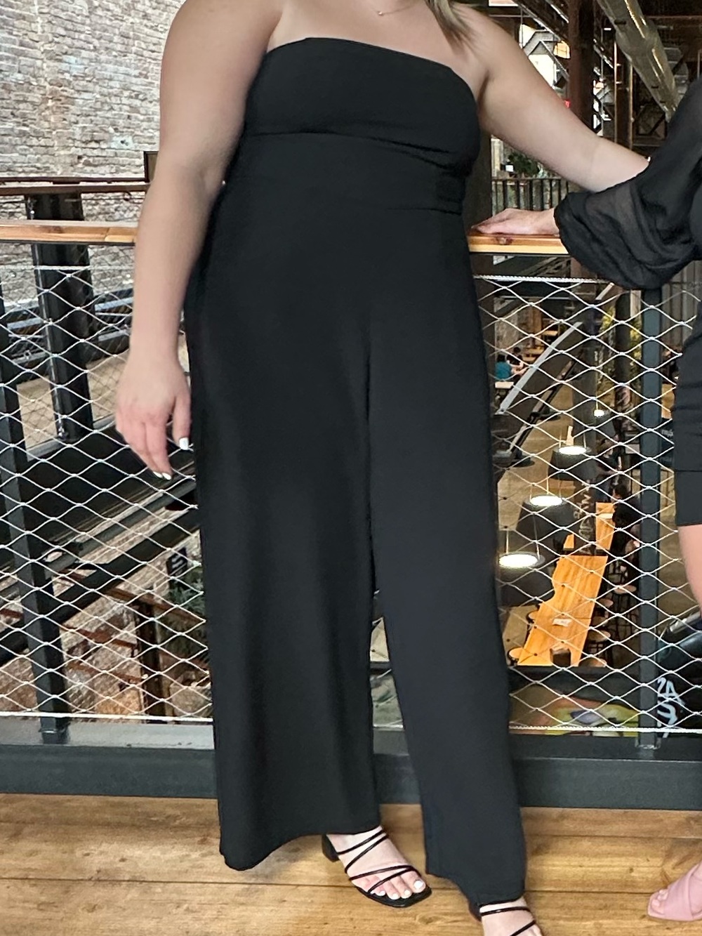 Black Wide-Leg Jumpsuit